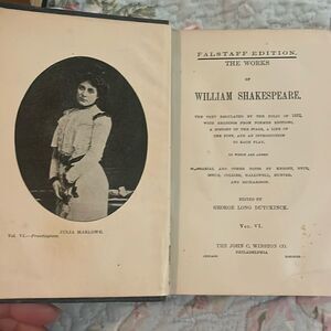 Shakespeare’s Works book